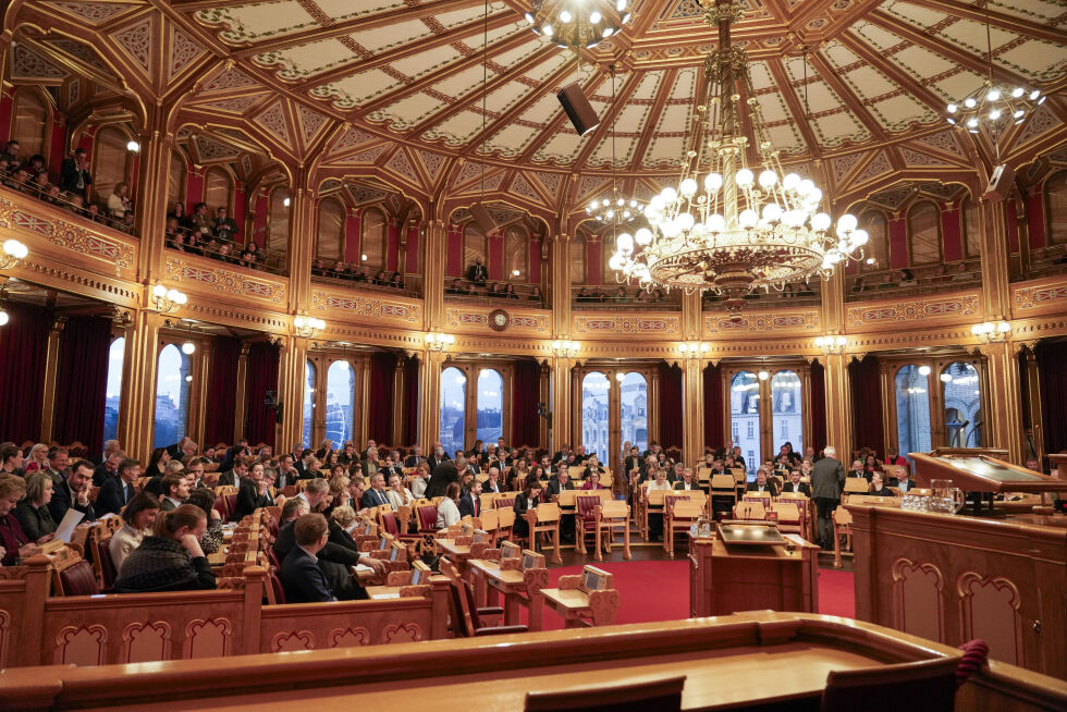 Tirsdag 3. desember behandlet politikerne p Stortinget forslaget til ny abortlov.
 Foto: Thomas Fure / NTB