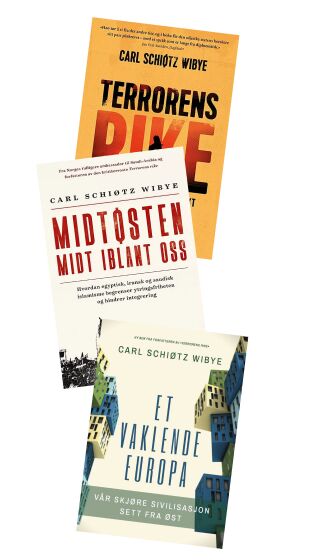 BKER: Tidl. ambassadr Carl Schitz Wibye har skrevet fem bker, hvorav to om Midtsten og den siste om Europas utfordringer.