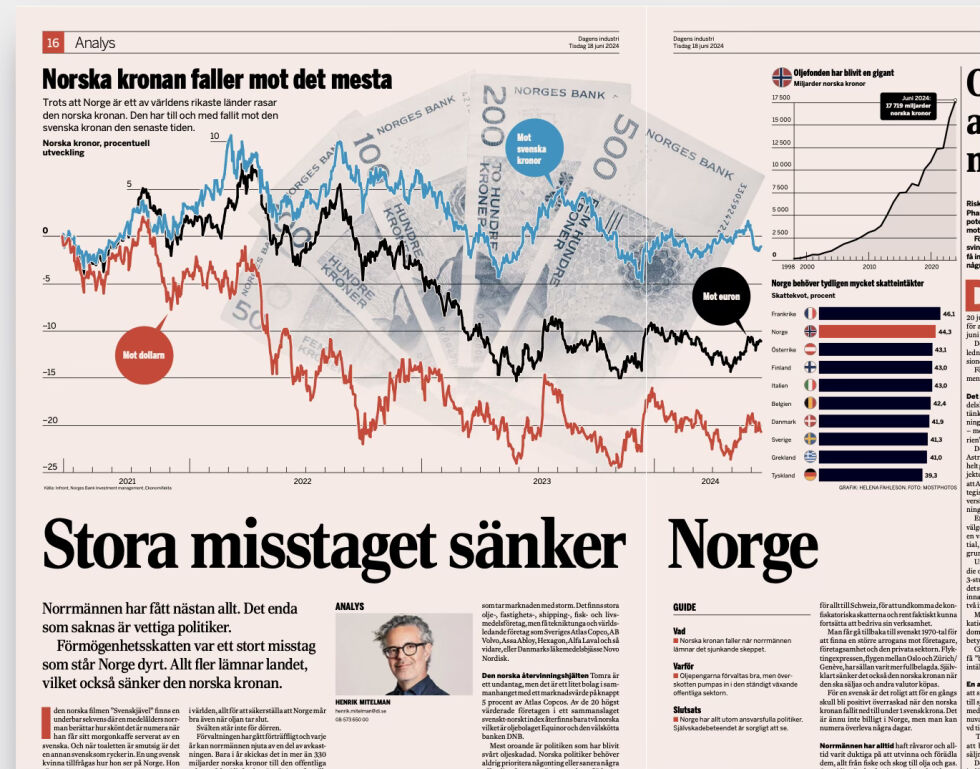 Vi mangler dyktige politikere, mener Anita Apelthun Sle.
 Foto: Faksimile:Dagens industri