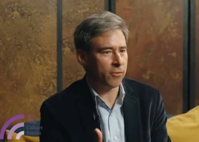 LIBERAL KONSERVATIV: Professor Eric Kaufmann tilbyr bde nettbasert kurs og nyopprettet Master-grad med kritisk blikk p woke-kulturen. Han betegner seg selv som liberal konservativ.
 Foto: Skjermdump Youtube