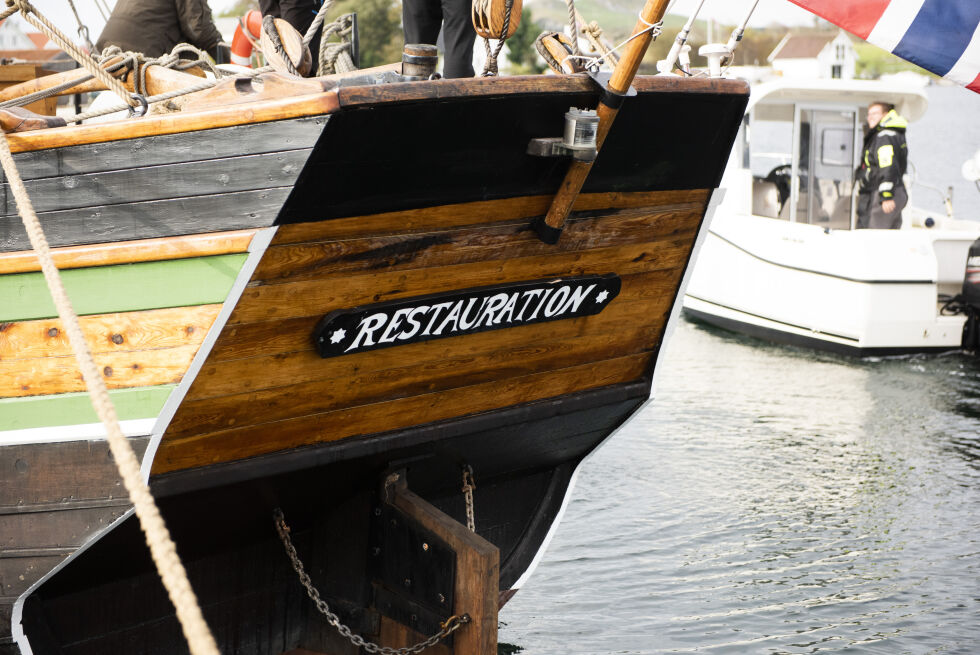 Restauration regnes som et symbol på den norske masseutvandringen til USA og som en norsk ekvivalent til den mer berømte Mayflower, seilskuta som fraktet pionerene fra England til USA i 1620.
Foto: Lars Idar Waage / Handout / NTB