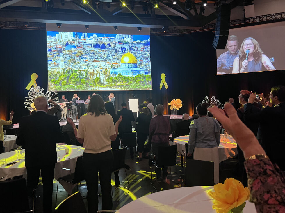 Kbenhavn: Kristne fra hele verden var samlet for  vise sin sttte og be for Israel under Jerusalem Prayer Breakfast i Danmark 31. oktober og 1. november.
 Foto: Trine Over Hansen