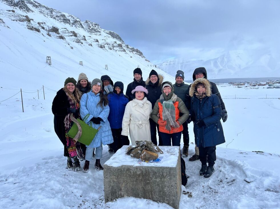Utsendt: 12 utsendinger fra Jerusalem Prayer Breakfast reiste til Svalbard etter JPB Oslo.
Foto: Trine Overå Hansen