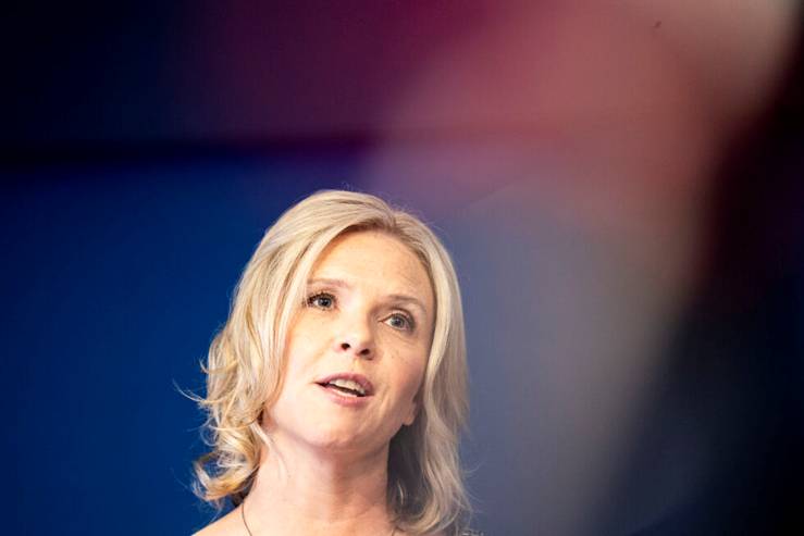 TYDELIG: Sylvi Listhaug mener slagordet gr for langt.
 Foto: Annika Byrde / NTB
