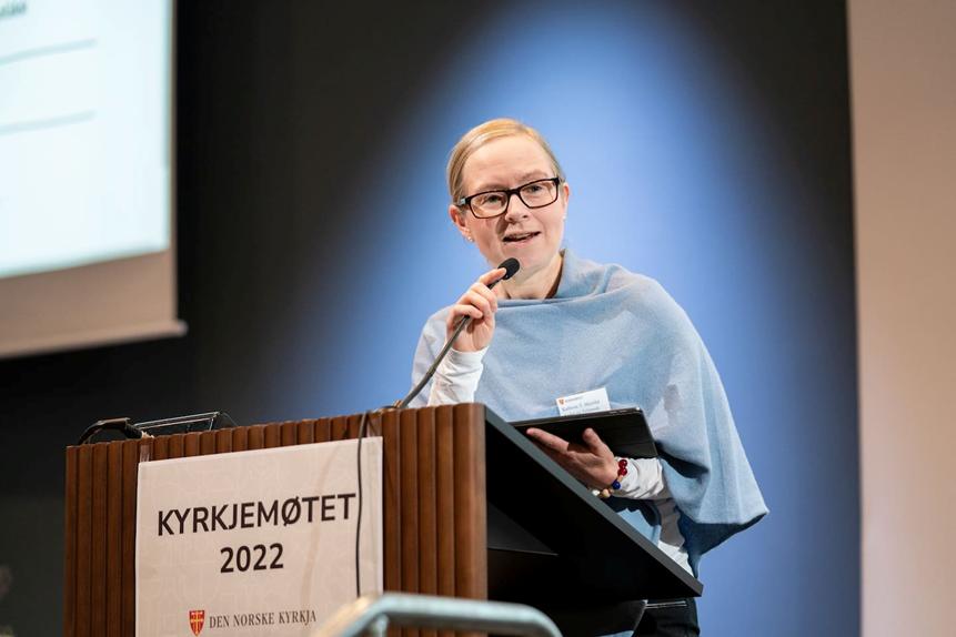 Kirkemøtet 2022. Trondheim. Kathrine Tallaksen Skjerdal