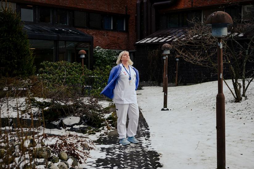 Aud Svartvasmo, på Diakonhjemmet i Oslo. Til sak om aktiv dødshjelp.