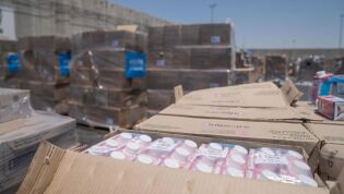 Dette er mengden forsyninger som er fraktet inn i Gaza under krigen