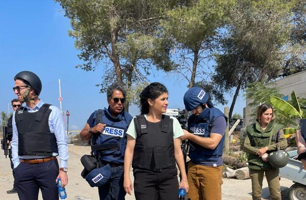 MK Sharren Haskel besøker steder fra massakren 7. oktober i det sørlige Israel (kreditt: MK Sharren Haskel talsperson )